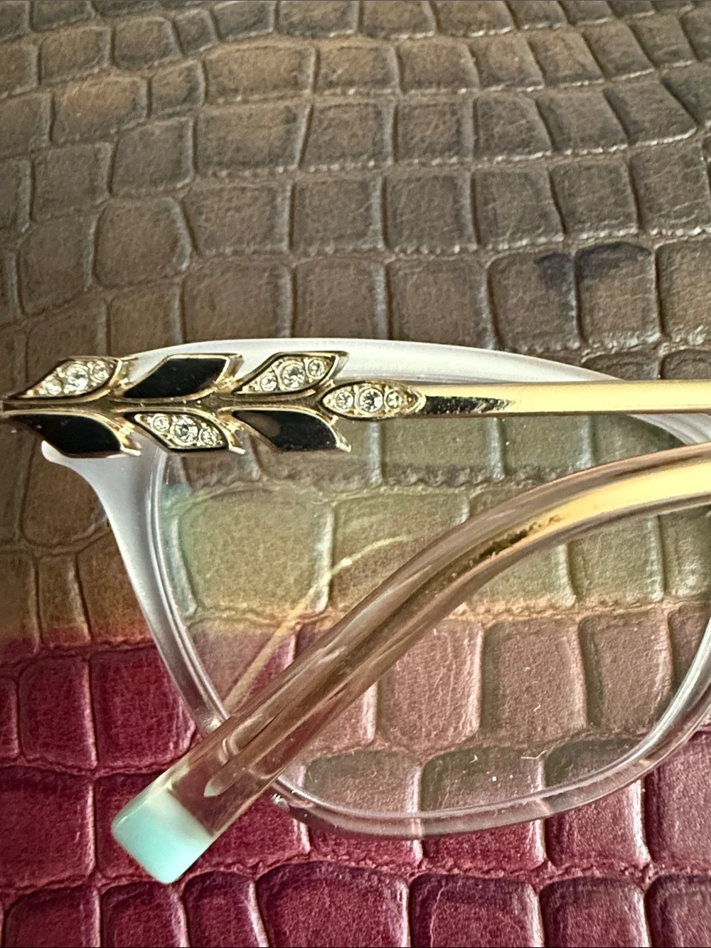 Authentic Tiffany & Co. Clear & Gold Tone Eyeglasses